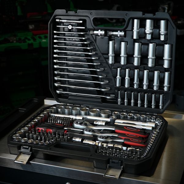 Набор инструмента комбинированный 1/4"&3/8"&1/2" 216ед. СТАНДАРТ ST-0216 2749933288 фото