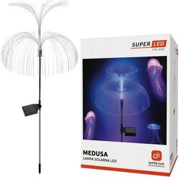 Садова сонячна LED-лампа &laquo;Медуза&raquo; - RGB, із датчиком сутінок, IP65, SuperLED 5328 фото