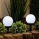 Набір білих садових LED‑куль 10 см на сонячній батареї 6 шт &mdash; Lumiled Atris, холодне світло 6500 K, IP44 LUMSOL1010 фото 11