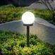 Набір білих садових LED‑куль 10 см на сонячній батареї 6 шт &mdash; Lumiled Atris, холодне світло 6500 K, IP44 LUMSOL1010 фото 12