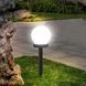 Набір білих садових LED‑куль 10 см на сонячній батареї 6 шт &mdash; Lumiled Atris, холодне світло 6500 K, IP44 LUMSOL1010 фото 2