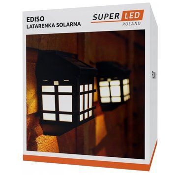 Комплект ламп сонячна настінна LED з датчиком руху та освітлення, SuperLED, 2шт 5243К фото